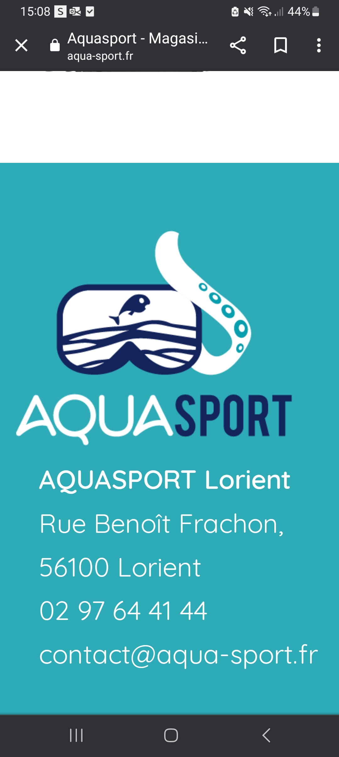 Présentation matériel chez Aquasport pour les pN1 et pN2